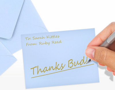 Baby Blue 32lb #17 Mini Envelopes (2 11/16 x 3 11/16)