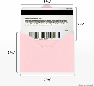 Baby Candy Pink 32lb #17 Mini Envelopes (2 11/16 x 3 11/16)