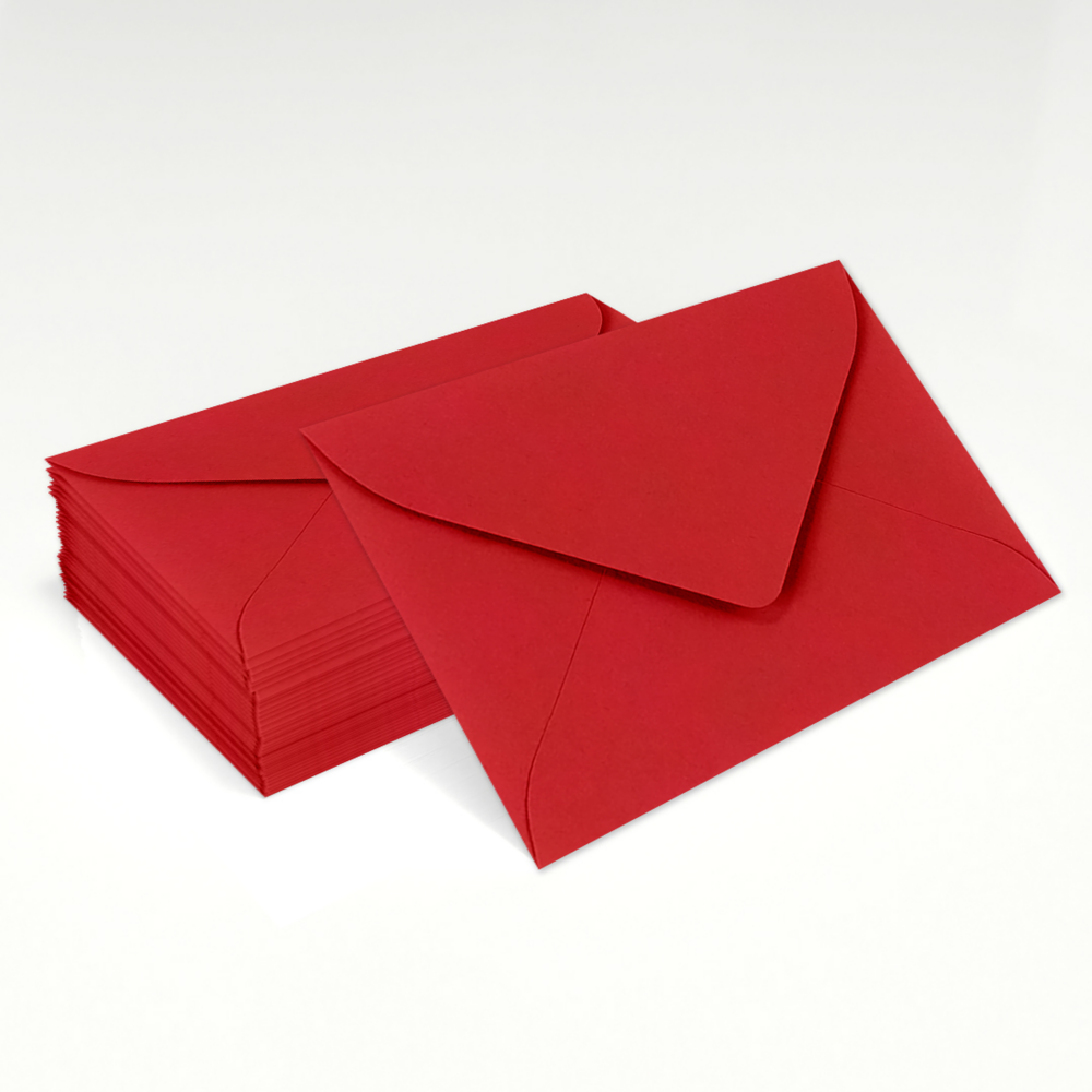 Red 32lb #17 Mini Envelopes (2 11/16 x 3 11/16)