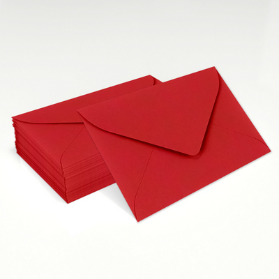 Red 32lb #17 Mini Envelopes (2 11/16 x 3 11/16)