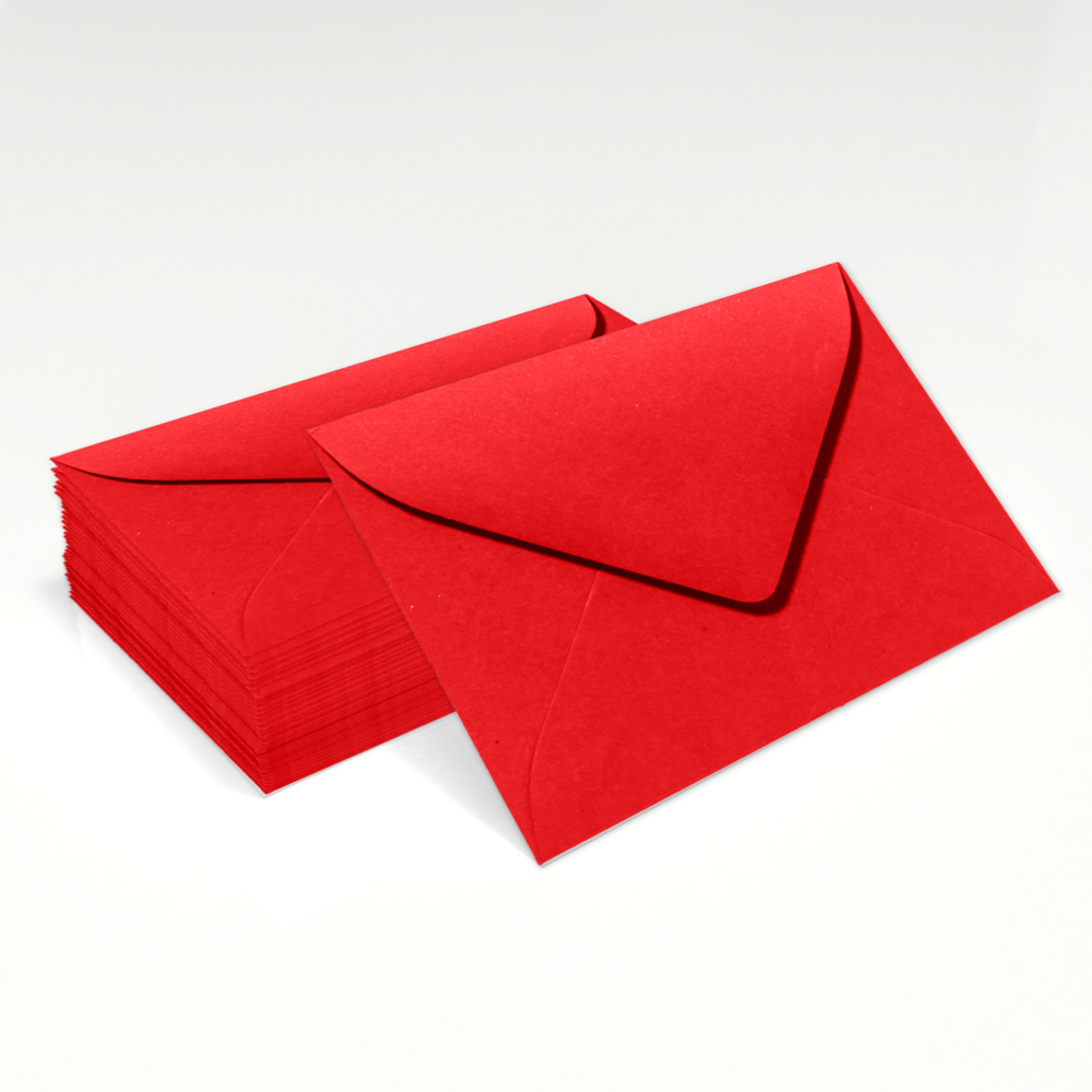 Ruby Red Happy Holidays 32lb #17 Mini Envelopes (2 11/16 x 3 11/16)