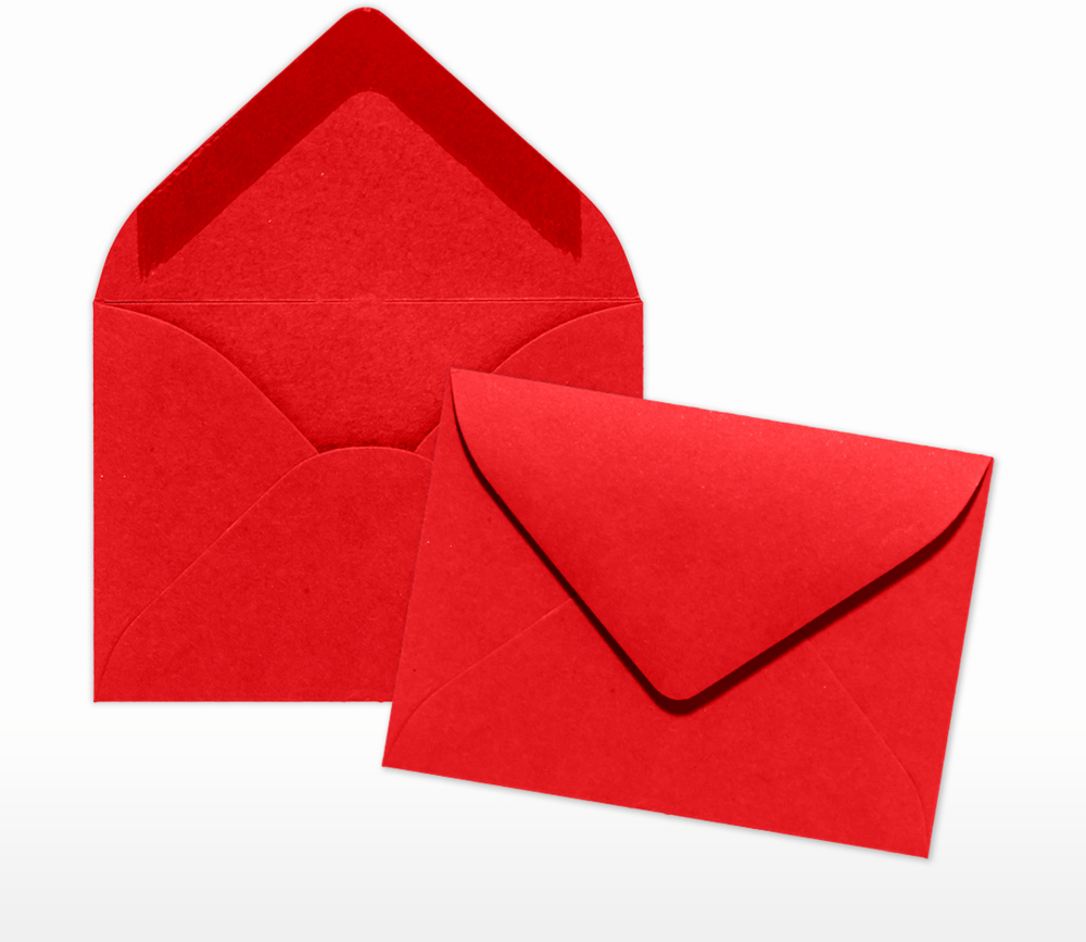 Ruby Red Happy Holidays 32lb #17 Mini Envelopes (2 11/16 x 3 11/16)