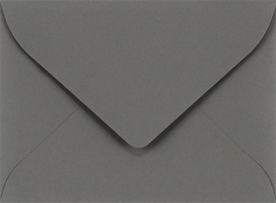 Dark Smoke Gray 32lb #17 Mini Envelopes (2 11/16 x 3 11/16)