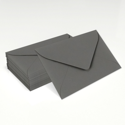 Dark Smoke Gray 32lb #17 Mini Envelopes (2 11/16 x 3 11/16)