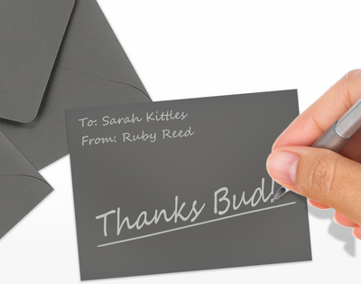 Dark Smoke Gray 32lb #17 Mini Envelopes (2 11/16 x 3 11/16)