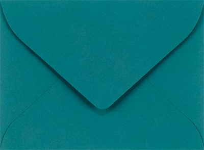 Teal Blue 32lb #17 Mini Envelopes (2 11/16 x 3 11/16)