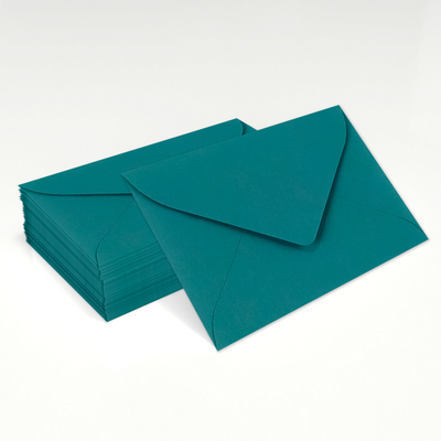 Teal Blue 32lb #17 Mini Envelopes (2 11/16 x 3 11/16)