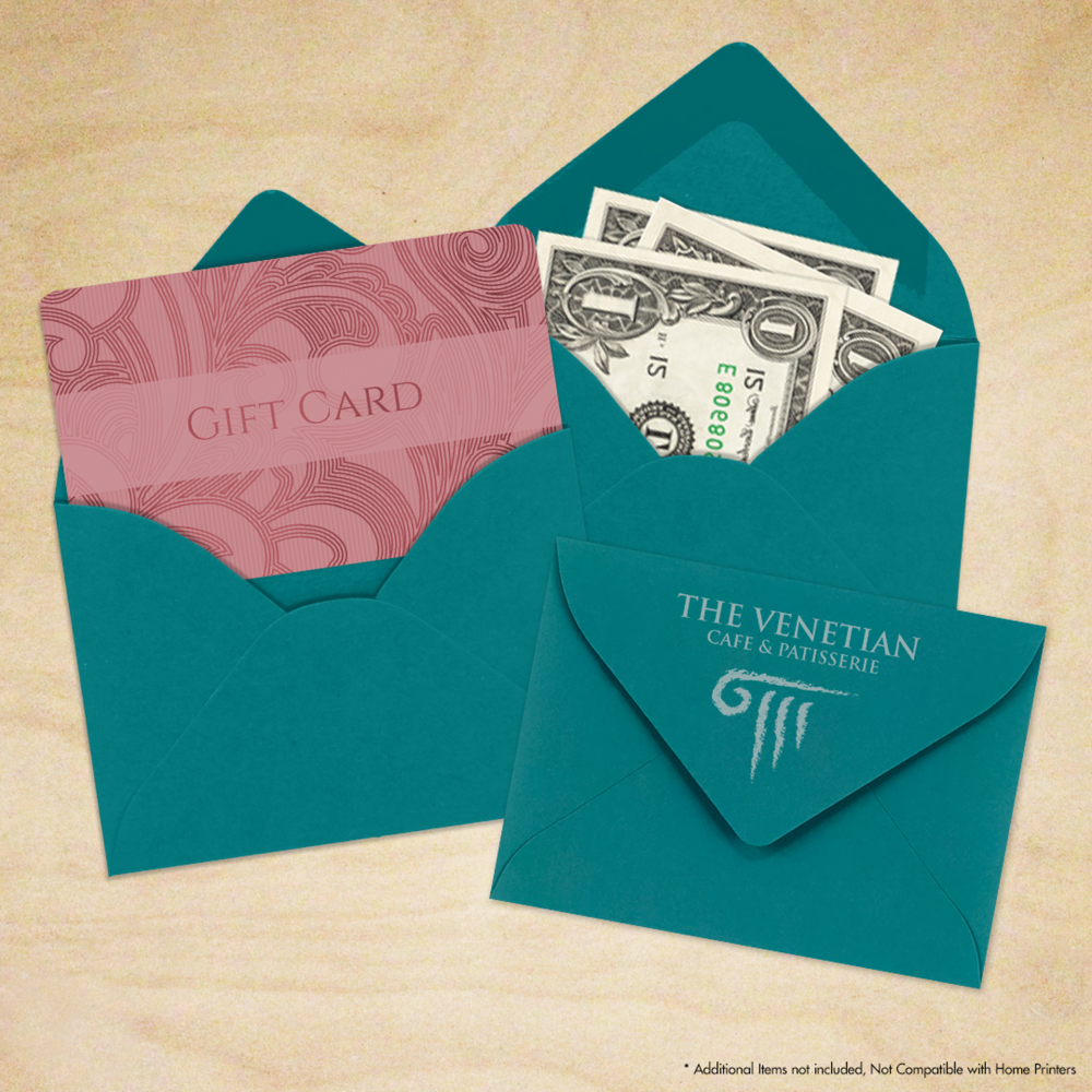 Teal Blue 32lb #17 Mini Envelopes (2 11/16 x 3 11/16)