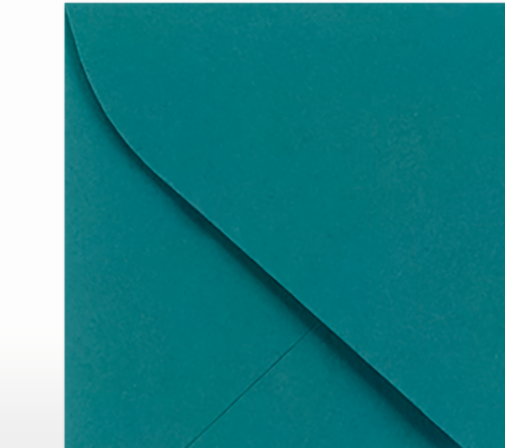Teal Blue 32lb #17 Mini Envelopes (2 11/16 x 3 11/16)