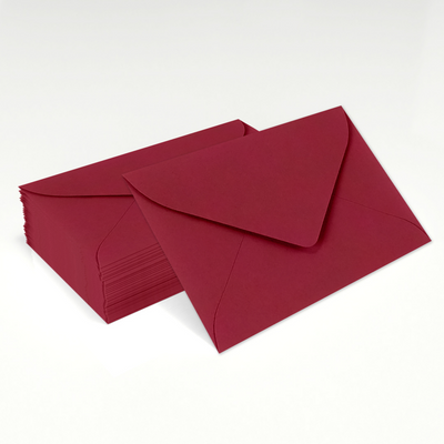Garnet Dark Red 32lb #17 Mini Envelopes (2 11/16 x 3 11/16)