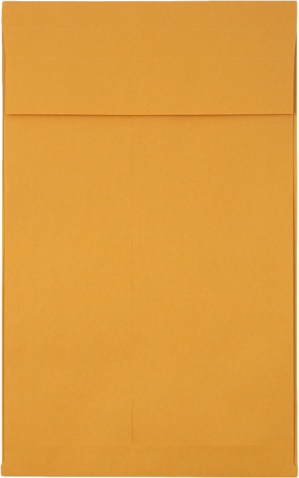 Brown Kraft 40lb 10 x 15 x 2 Open End Envelopes with Peel & Seal