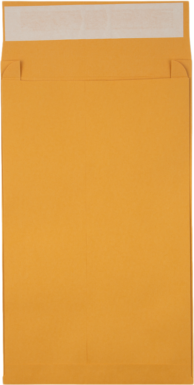 Brown Kraft 40lb 10 x 15 x 2 Open End Envelopes with Peel & Seal