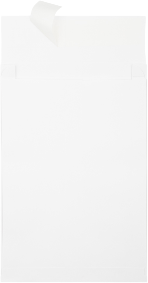 White 40lb 10 x 13 x 2 Open End Envelopes with Peel & Seal