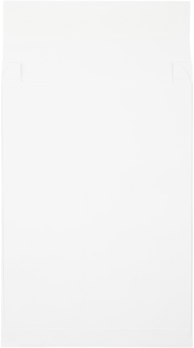White 40lb 10 x 13 x 2 Open End Envelopes with Peel & Seal
