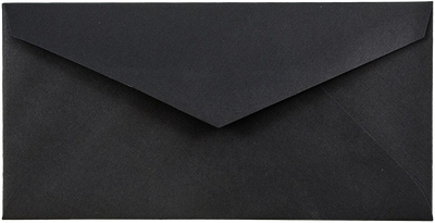Black Linen 32lb #7 3/4 Monarch Envelopes (3 7/8 x 7 1/2)