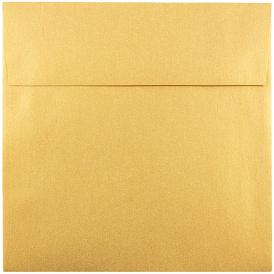 Gold Metallic 32lb 6 x 6 Square Envelopes