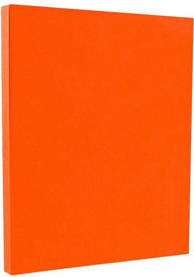 Mandarin Orange 65lb 8 1/2 x 11 Cardstock