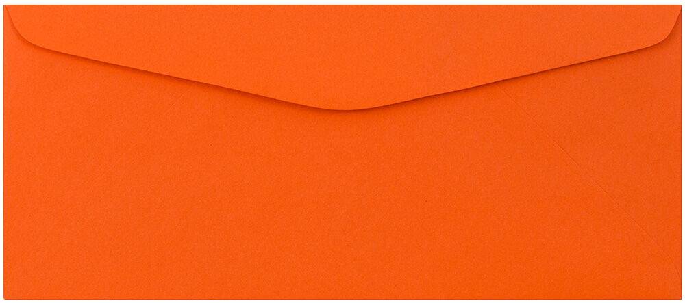 Mandarin Orange 28lb #9 Regular Envelopes (3 7/8 x 8 7/8)