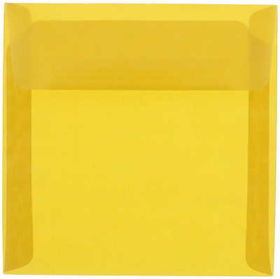 Gold Translucent 30lb 6 x 6 Square Envelopes