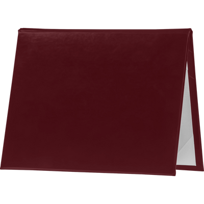 10 1/2 x 12 1/2 Landscape Padded Diploma Covers (Holds 10 x 12 Document) - Maroon