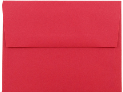 Red 24lb A2 Invitation Envelopes (4 3/8 x 5 3/4)