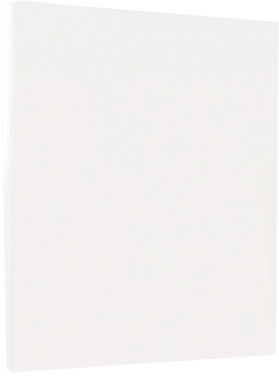 White 65lb 8 1/2 x 11 Cardstock