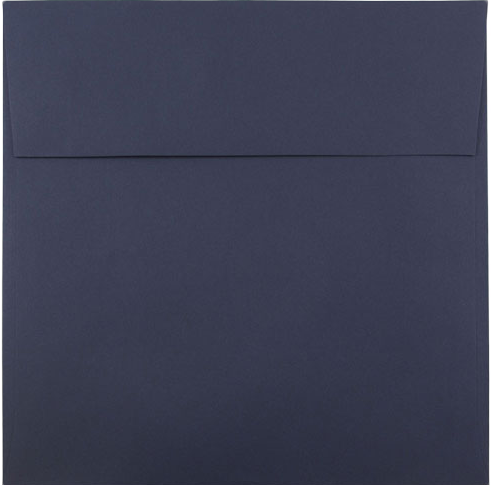 Navy Blue 32lb 6 x 6 Square Envelopes