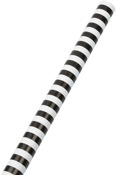Black and White Stripe Wrapping Paper (25 Sq Ft)