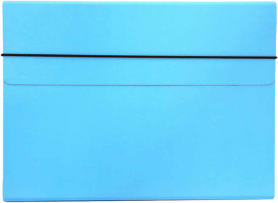 Sky Blue 9 1/4 x 12 1/2 x 1/2 Thin Elastic Portfolios