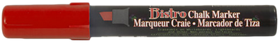 Red Chisel Tip Chalk Marker