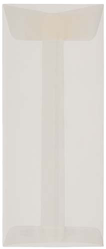 Clear Translucent 30lb #10 Policy Envelopes (4 1/8 x 9 1/2)