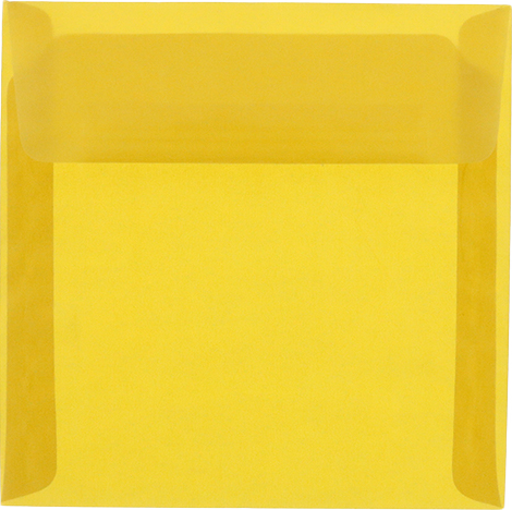 Gold Translucent 30lb 8 1/2 x 8 1/2 Square Envelopes