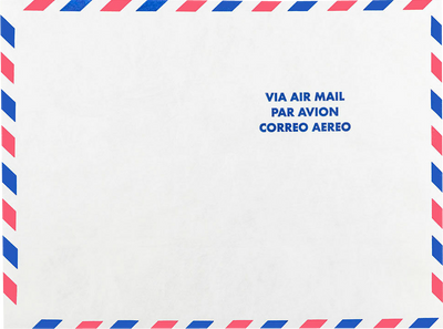 Airmail 14lb 9 x 12 Open End Envelopes with Peel & Seal
