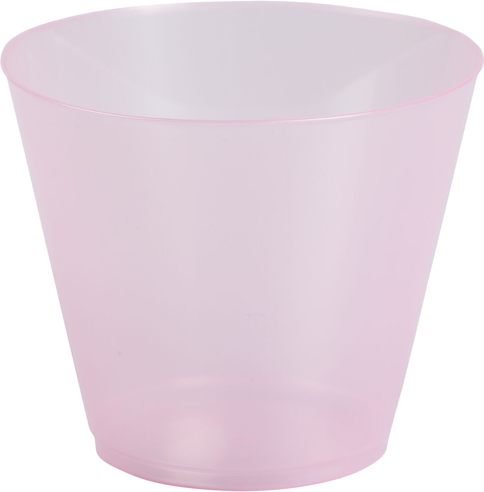 Baby Pink 9oz Plastic Tumblers - 72 Pack