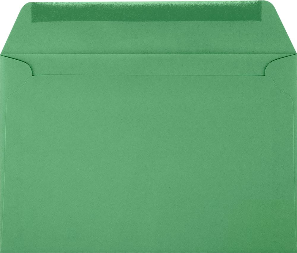 Holiday Green 32lb 6 x 9 Booklet Envelopes