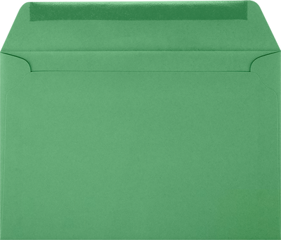Holiday Green 32lb 6 x 9 Booklet Envelopes