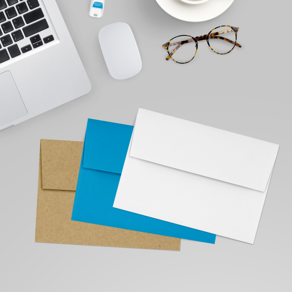 Premium White 32lb A1 Invitation Envelopes (3 5/8 x 5 1/8) with Peel & Seal