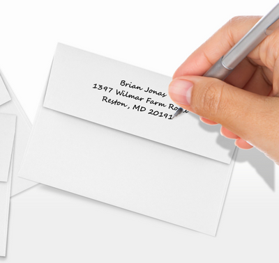 Premium White 32lb A1 Invitation Envelopes (3 5/8 x 5 1/8) with Peel & Seal