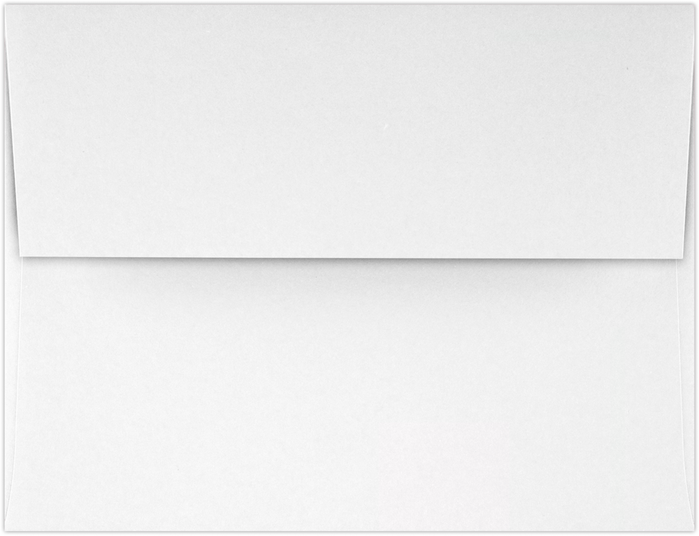 Premium White 32lb A2 Invitation Envelopes (4 3/8 x 5 3/4) with Peel & Seal