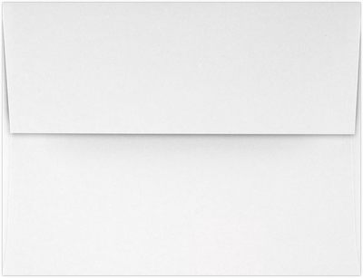 Premium White 32lb A2 Invitation Envelopes (4 3/8 x 5 3/4) with Peel & Seal