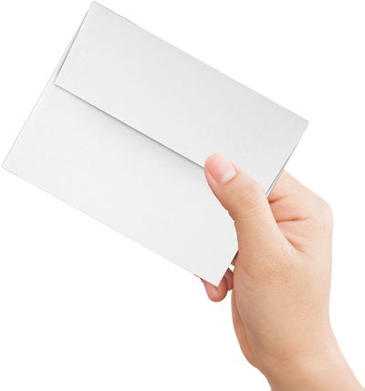 Premium White 32lb A6 Invitation Envelopes (4 3/4 x 6 1/2) with Peel & Seal