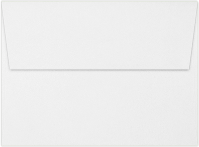 Premium White 32lb A7 Invitation Envelopes (5 1/4 x 7 1/4) with Peel & Seal