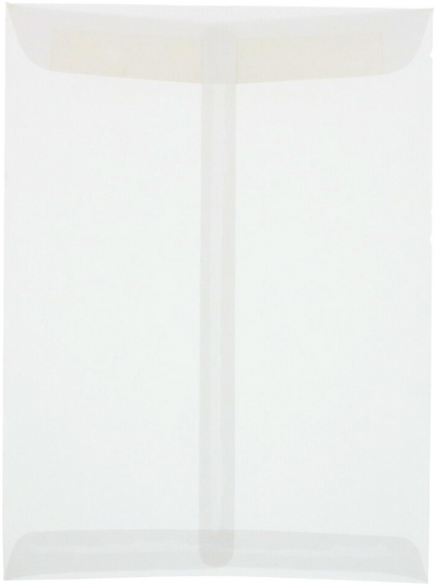 Clear Translucent 30lb 10 x 13 Open End Envelopes