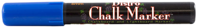 Blue Broad Point Chalk Marker