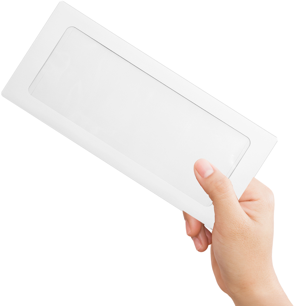 White 28lb #10 Full Face Window Envelopes (4 1/8 x 9 1/2)