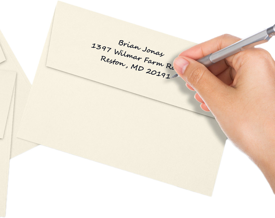 Natural with Red Foil Lining 28lb A7 Invitation Envelopes (5 1/4 x 7 1/4) with Peel & Seal