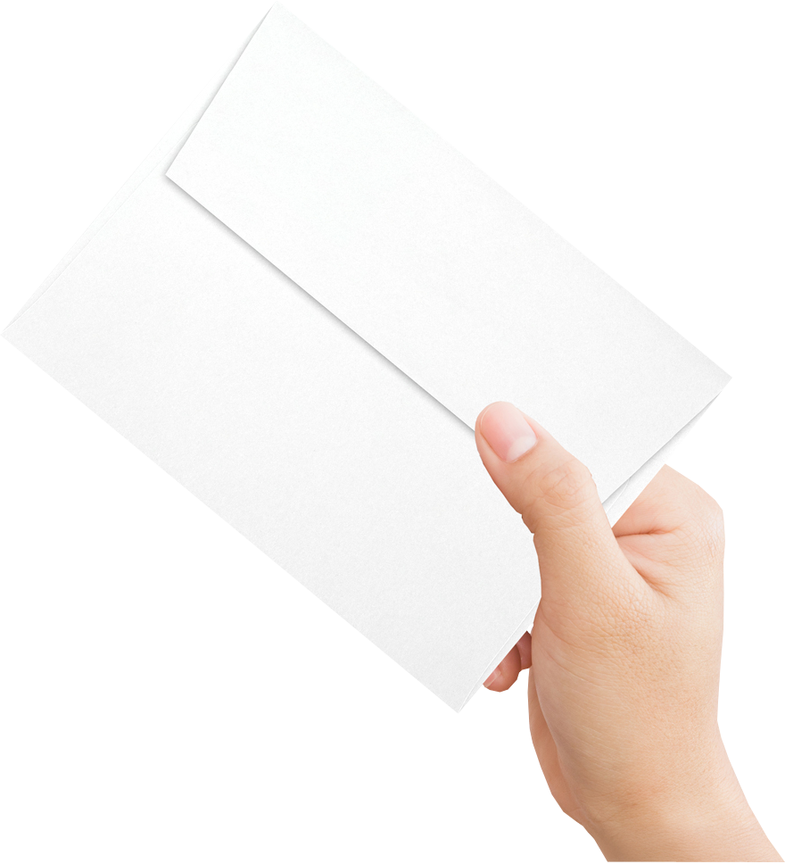 White with Gold Foil Lining 24lb A6 Invitation Envelopes (4 3/4 x 6 1/2) with Peel & Seal