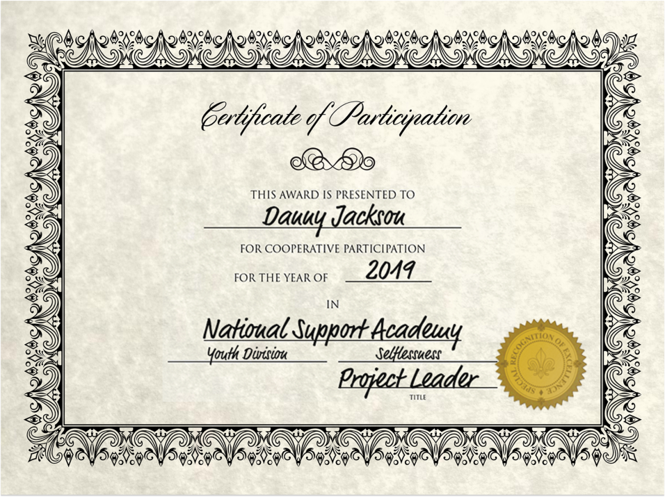 Gold Excellence 1 1/2 Inch Embossed Foil Seals