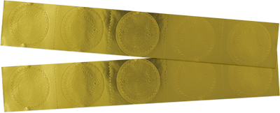 Gold Excellence 1 1/2 Inch Embossed Foil Seals