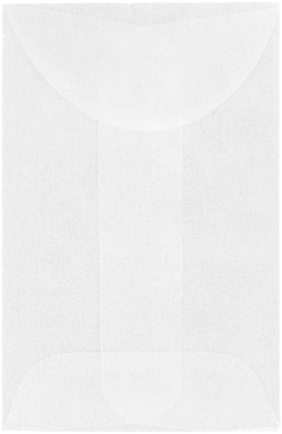 Glassine 30lb 1 3/4 x 2 3/4 Open End Envelopes